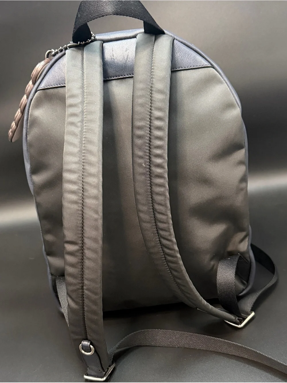 Coach F68034 Signature Medium Charlie Backpack Jacquard Stripe
